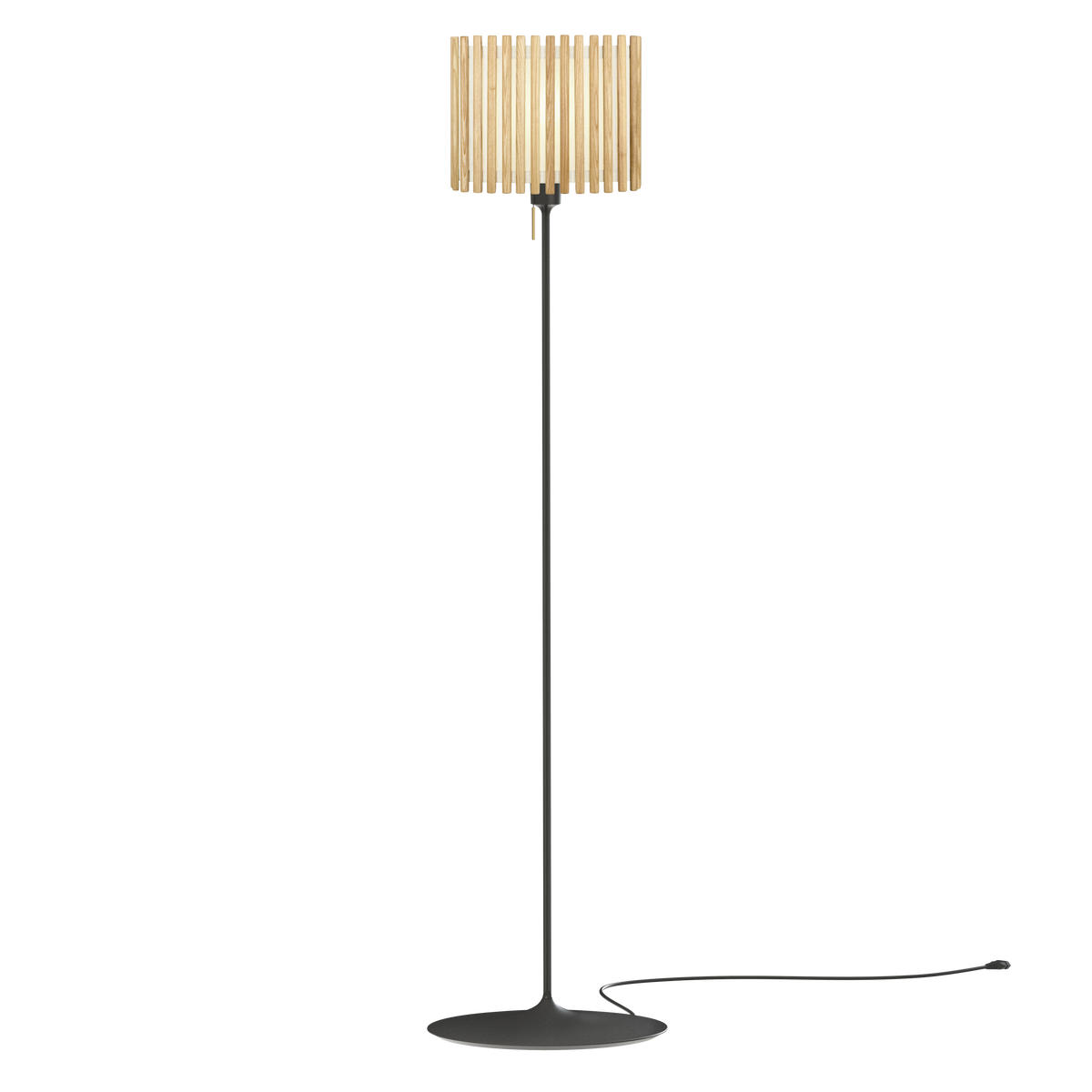 Komorebi Rectangular gulvlampe, egetræ og sort • UMAGE - Copenhagenhomedesign