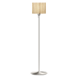 Komorebi Rectangular gulvlampe, egetræ og børstet stål look • UMAGE
