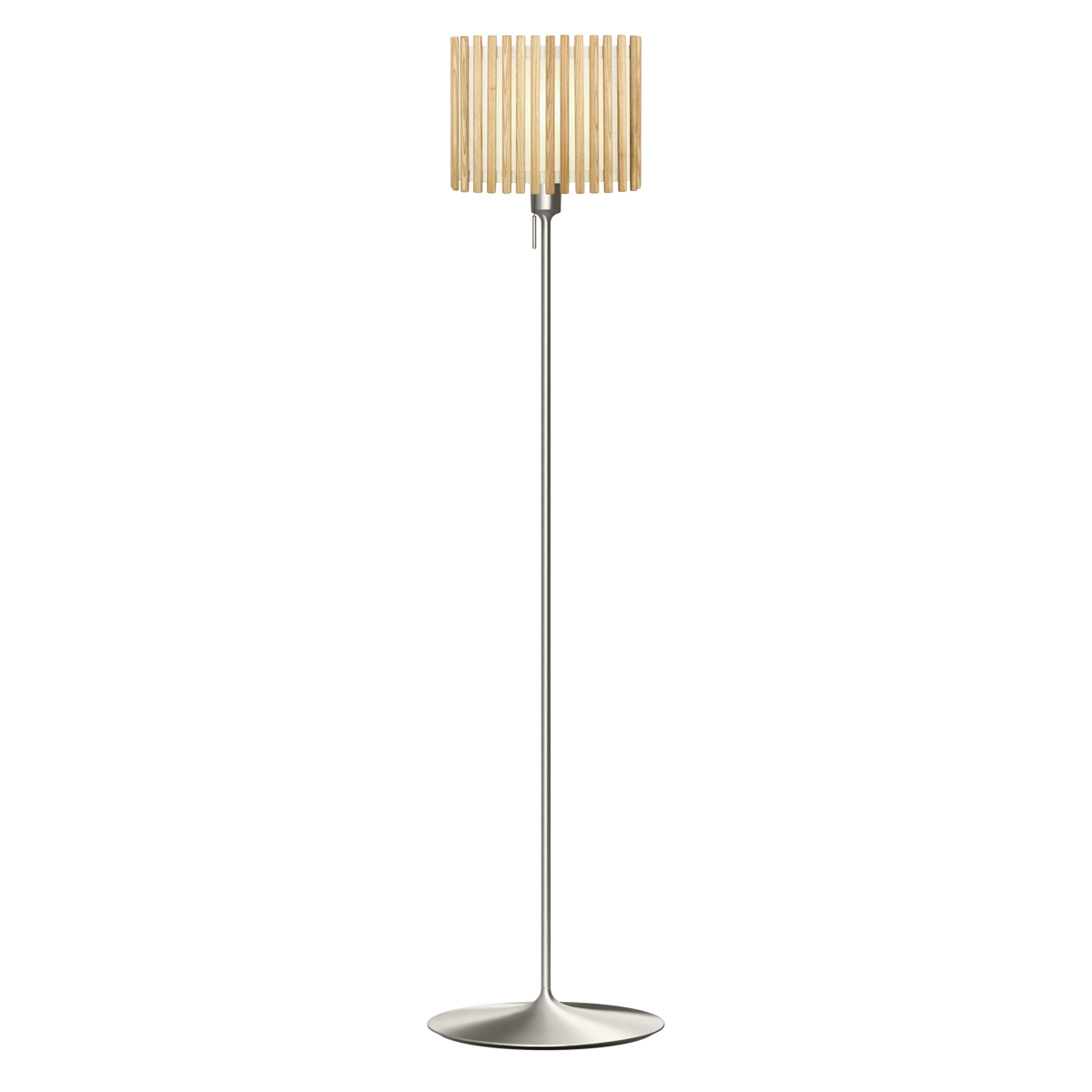 Komorebi Rectangular gulvlampe, egetræ og børstet stål look • UMAGE - Copenhagenhomedesign