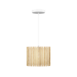 Komorebi Rectangular pendel, egetræ og hvid • UMAGE