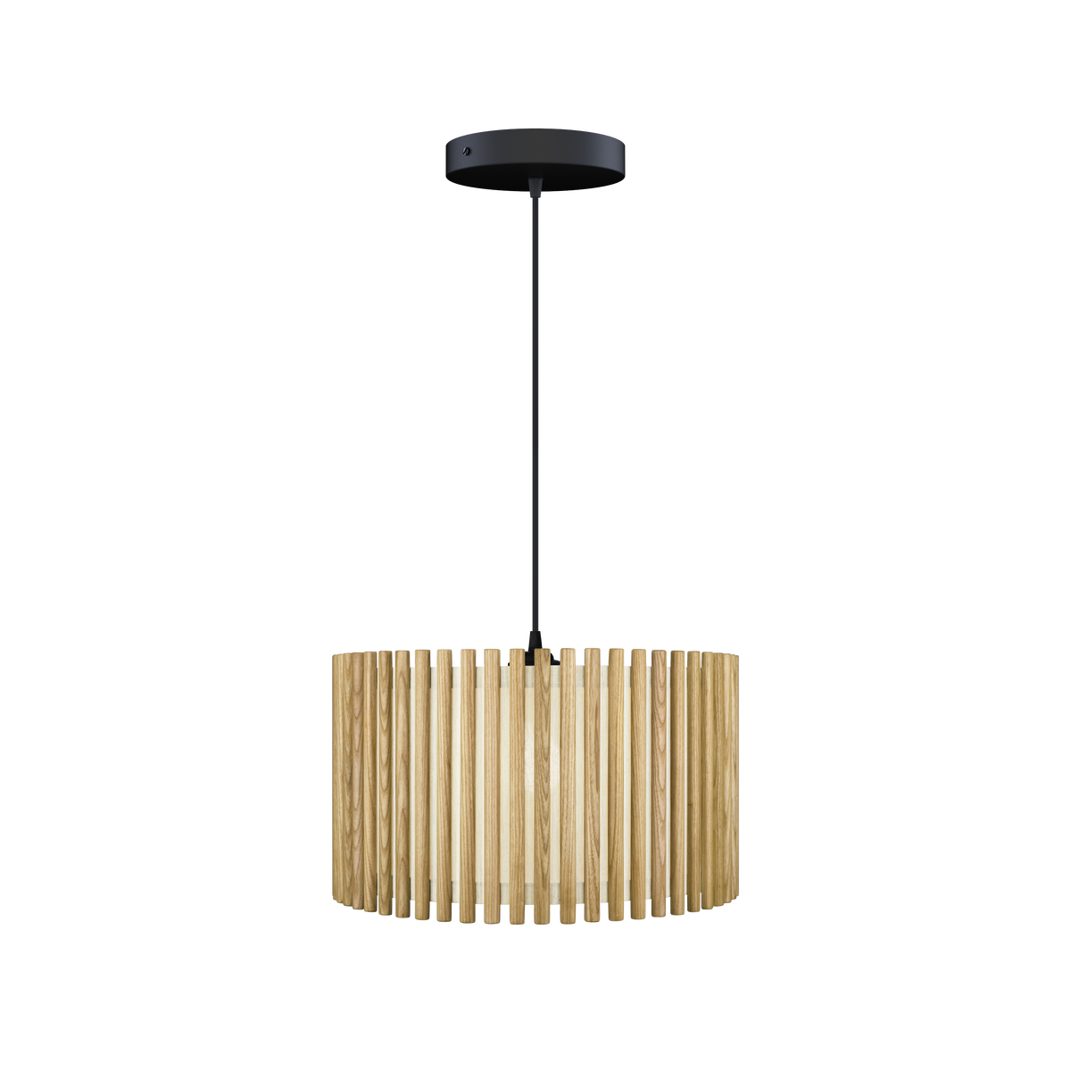Komorebi Circle pendel, egetræ og sort • UMAGE - Copenhagenhomedesign
