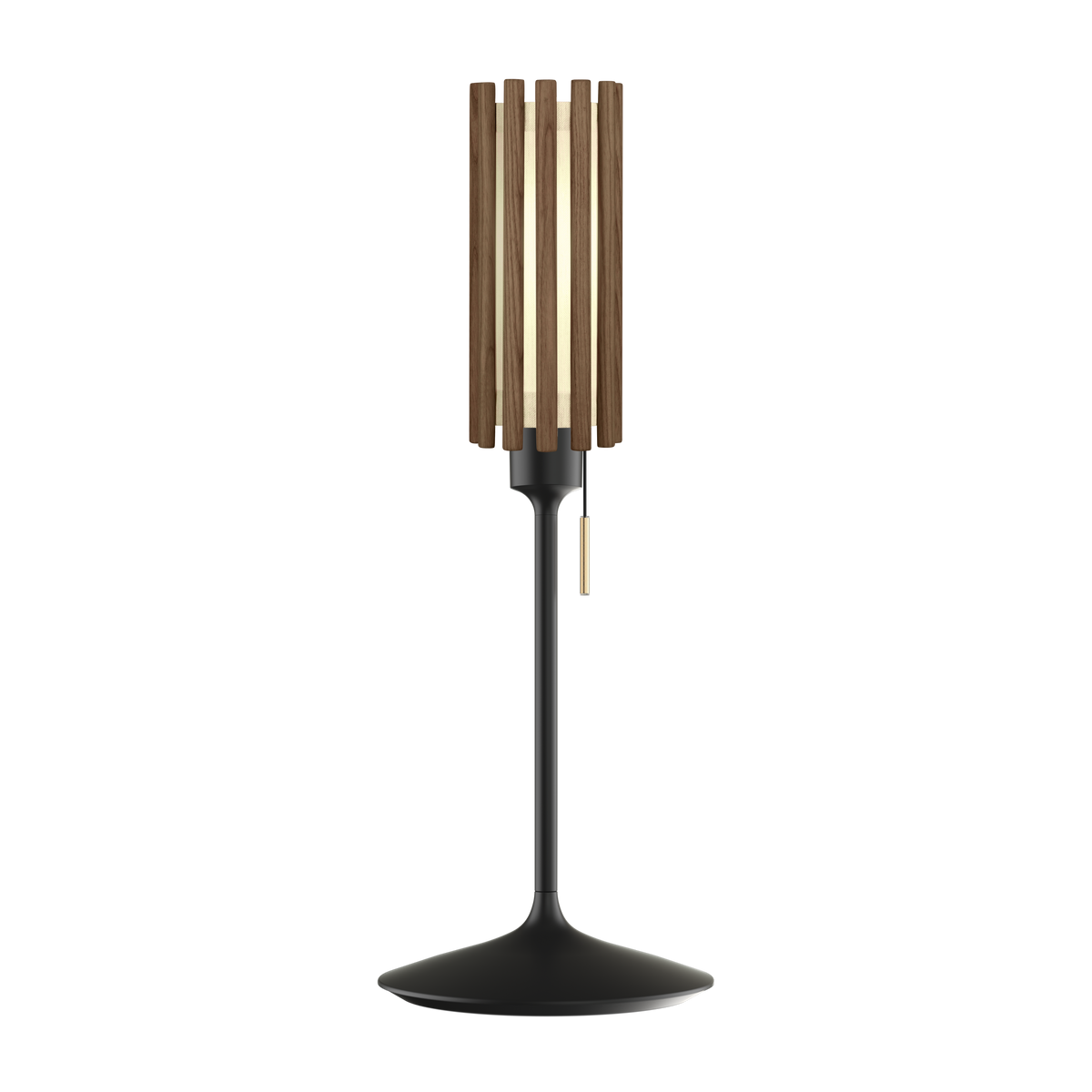 Komorebi Circle bordlampe, mørk egetræ og sort • UMAGE - Copenhagenhomedesign