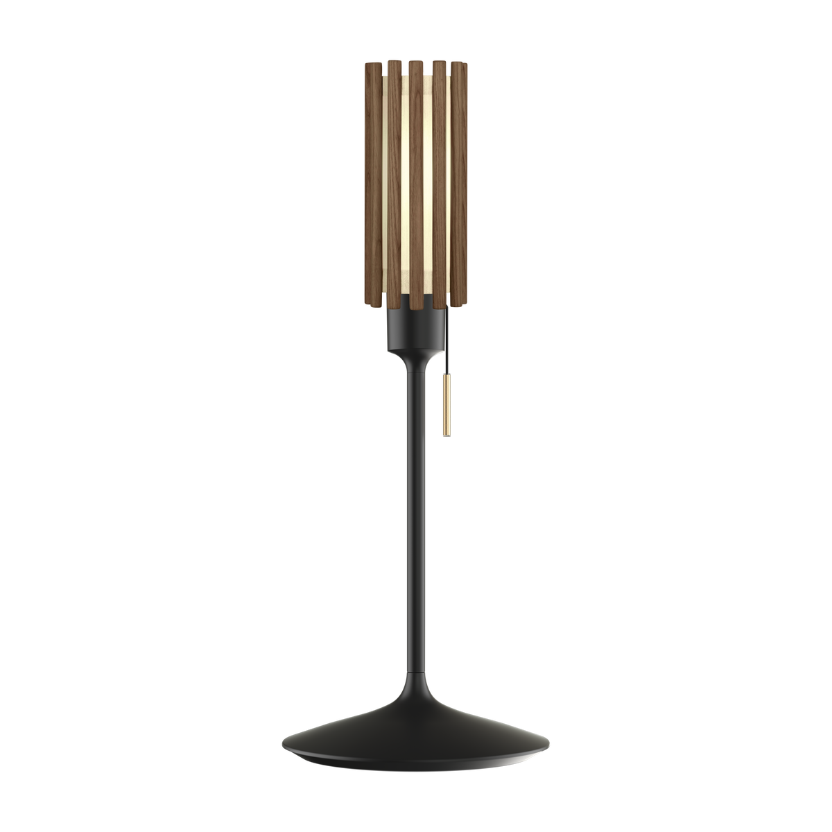 Komorebi Circle bordlampe, mørk egetræ og sort • UMAGE - Copenhagenhomedesign