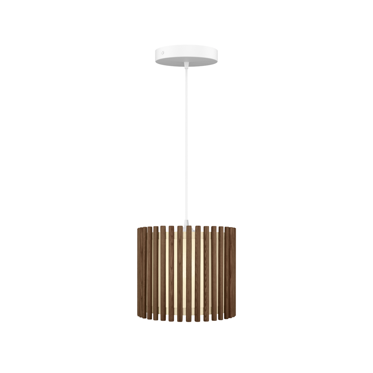 Komorebi Circle pendel, mørk egetræ og hvid • UMAGE - Copenhagenhomedesign