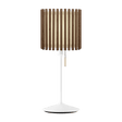 Komorebi Square bordlampe, mørk egetræ og hvid • UMAGE
