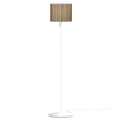 Komorebi Rectangular gulvlampe, mørk egetræ og hvid • UMAGE