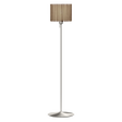 Komorebi Rectangular gulvlampe, mørk egetræ og børstet stål look • UMAGE