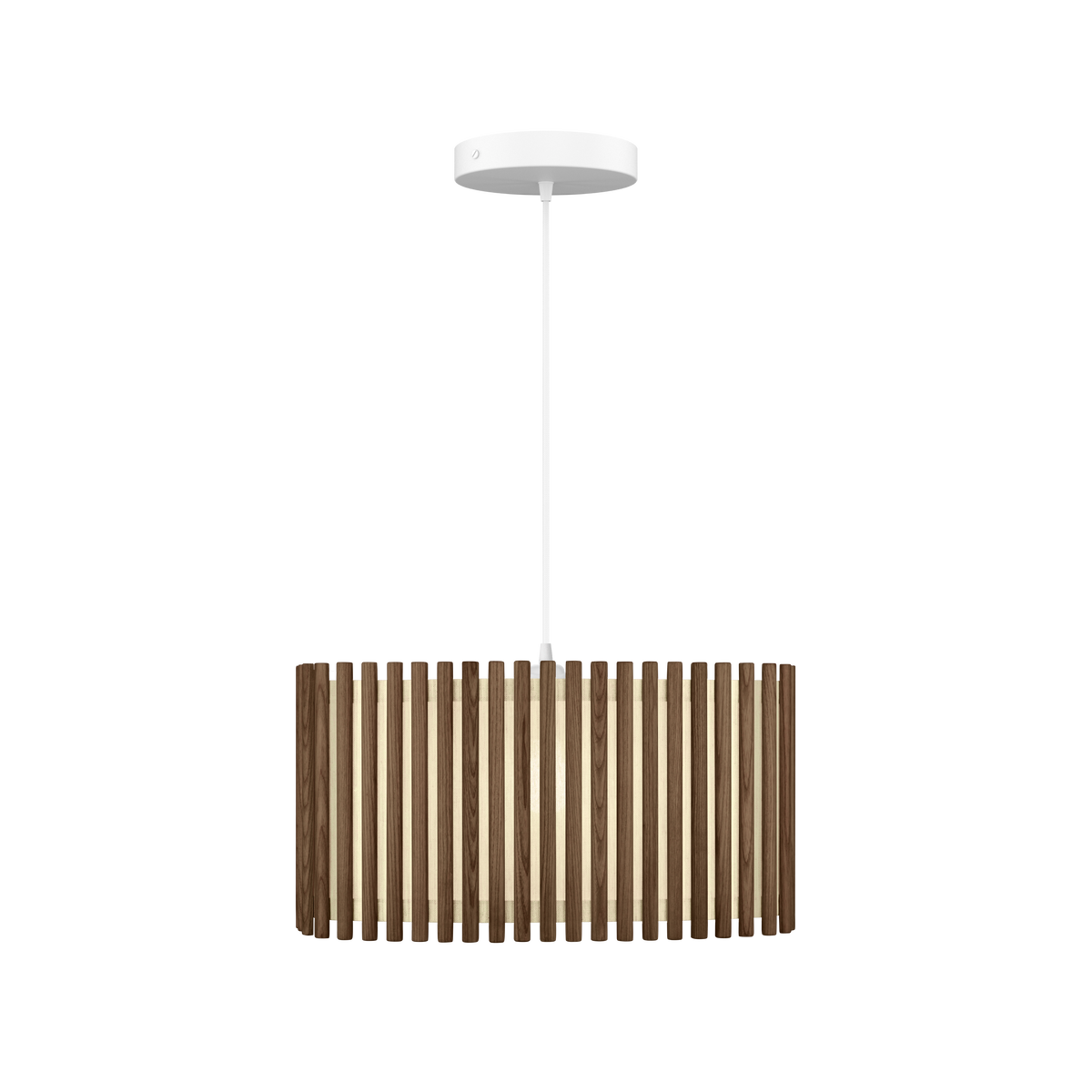 Komorebi Rectangular pendel, mørk egetræ og hvid • UMAGE - Copenhagenhomedesign