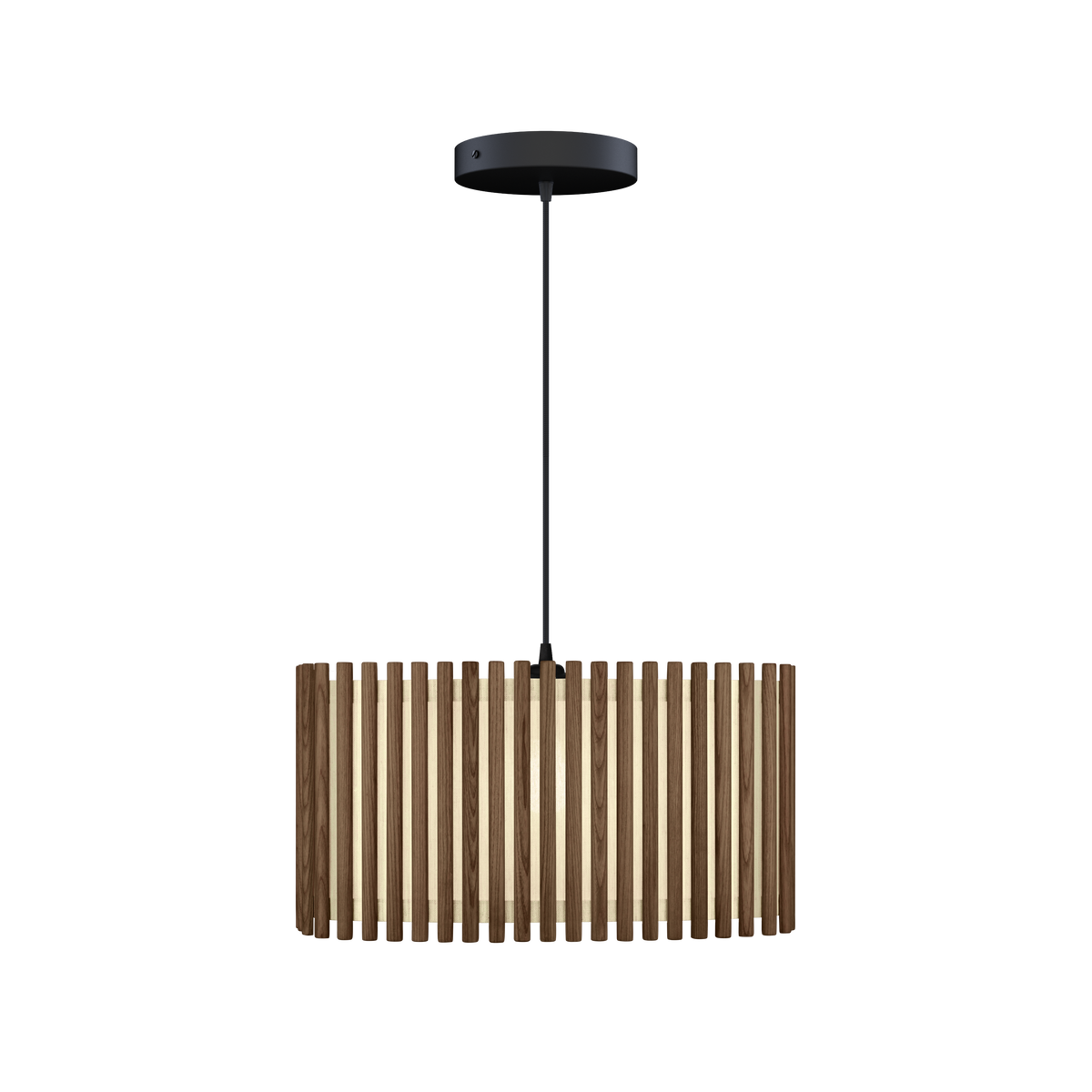 Komorebi Rectangular pendel, mørk egetræ og sort • UMAGE - Copenhagenhomedesign