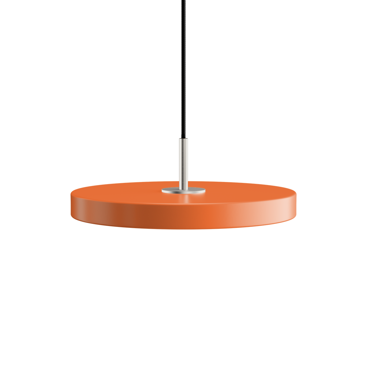 Asteria pendel, orange og stål • UMAGE - Copenhagenhomedesign