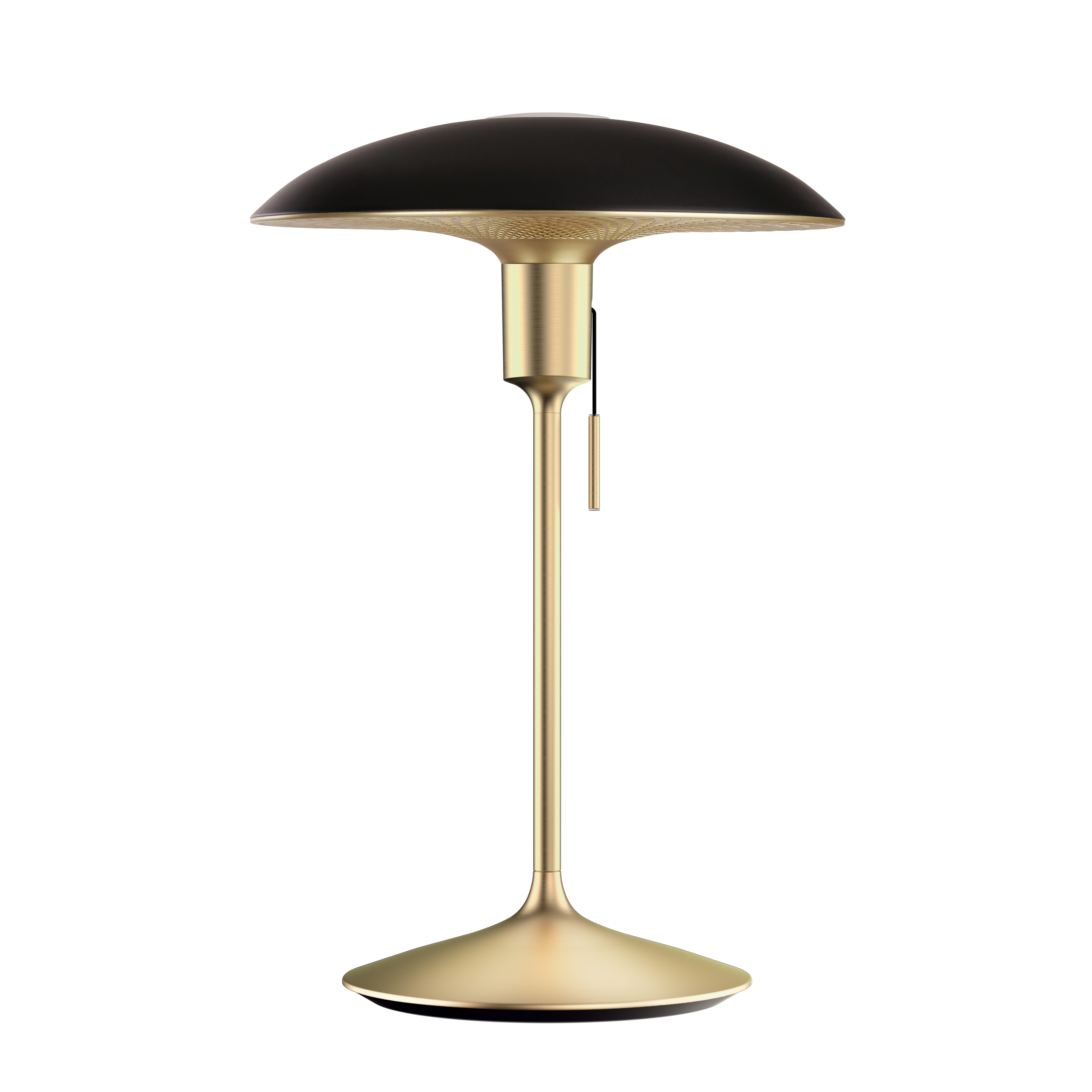 Manta Ray bordlampe, sort og messing • UMAGE