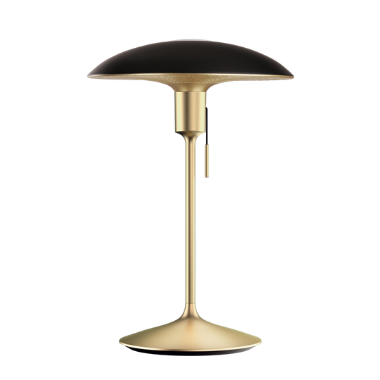 Manta Ray bordlampe, sort og messing • UMAGE