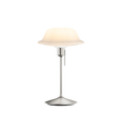 Butler bordlampe, hvid og børstet stål look • UMAGE