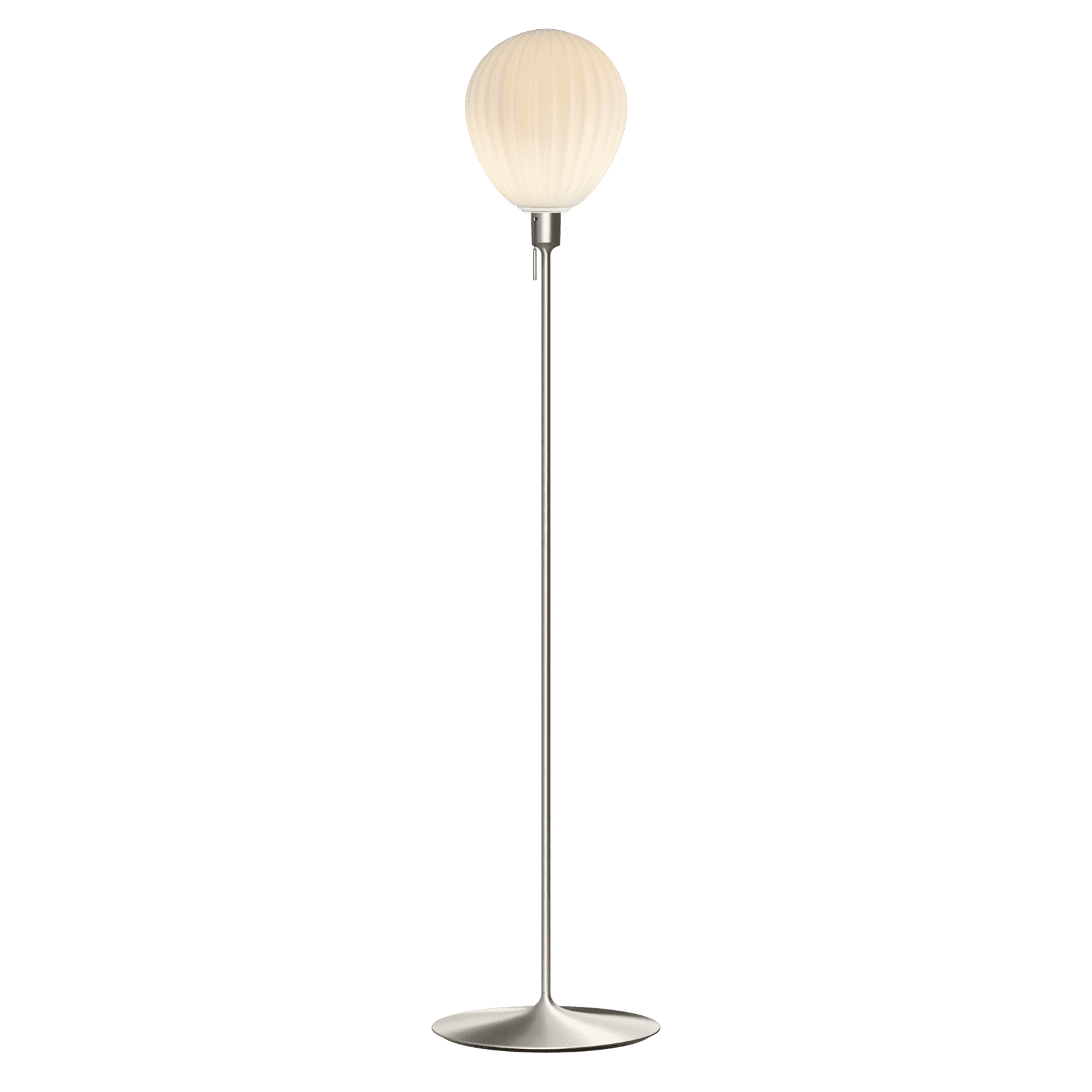 Around the World gulvlampe, hvid og stål look • UMAGE