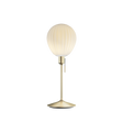 Around the World bordlampe, hvid og børstet messing look • UMAGE