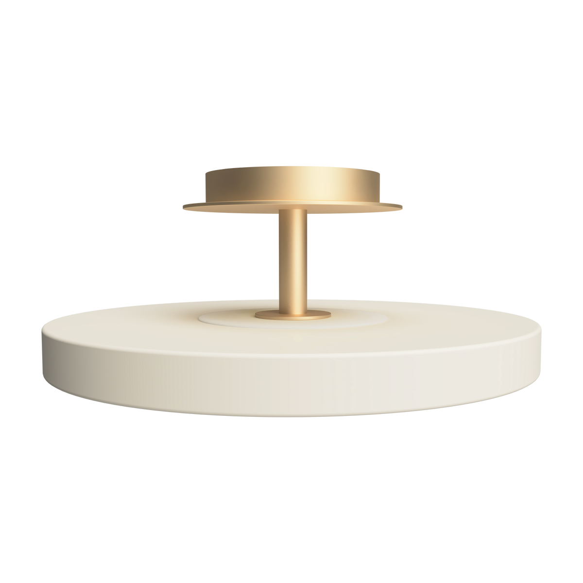 Asteria Up Plus loftlampe, hvid og messing • UMAGE - Copenhagenhomedesign