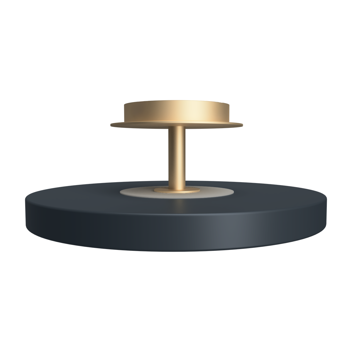 Asteria Up Plus loftlampe, grå og messing • UMAGE - Copenhagenhomedesign