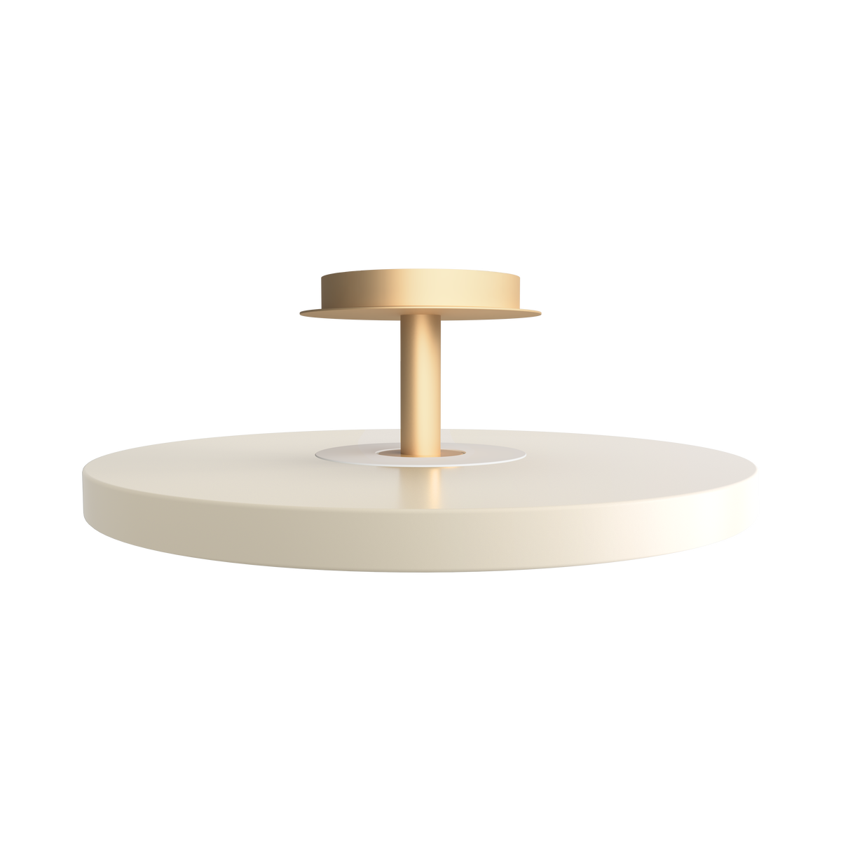 Asteria Up Plus loftlampe, hvid og messing • UMAGE - Copenhagenhomedesign