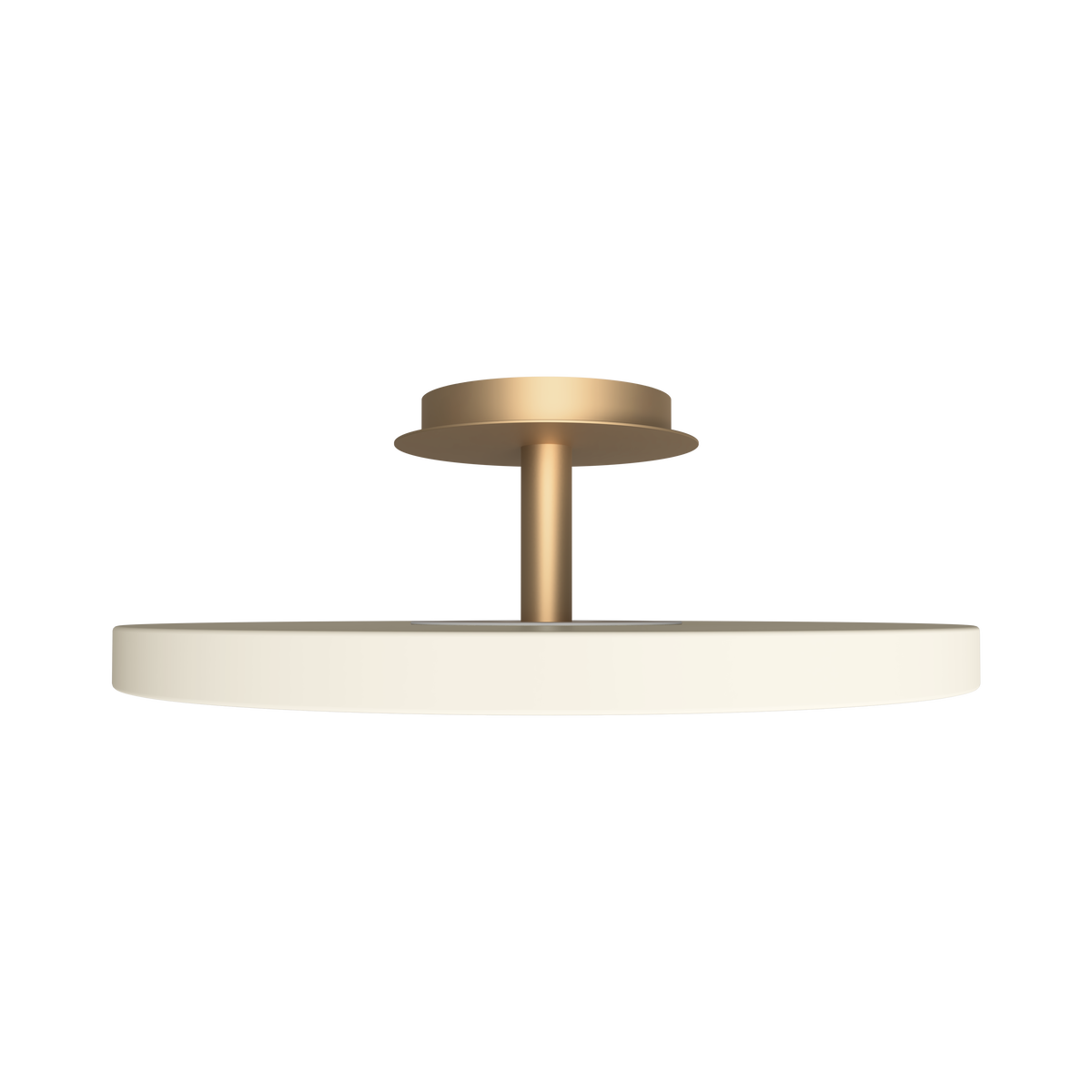 Asteria Up Plus loftlampe, hvid og messing • UMAGE - Copenhagenhomedesign