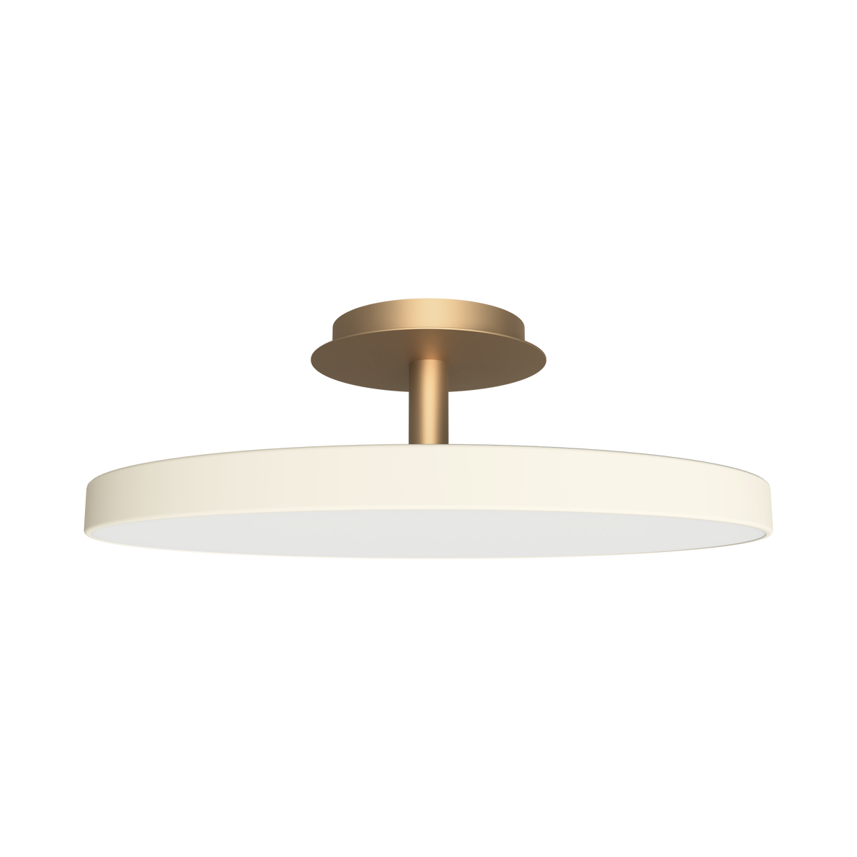 Asteria Up Plus loftlampe, hvid og messing • UMAGE - Copenhagenhomedesign