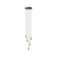 Brighter Days Quadra Cluster 5 pendel med roset • UMAGE