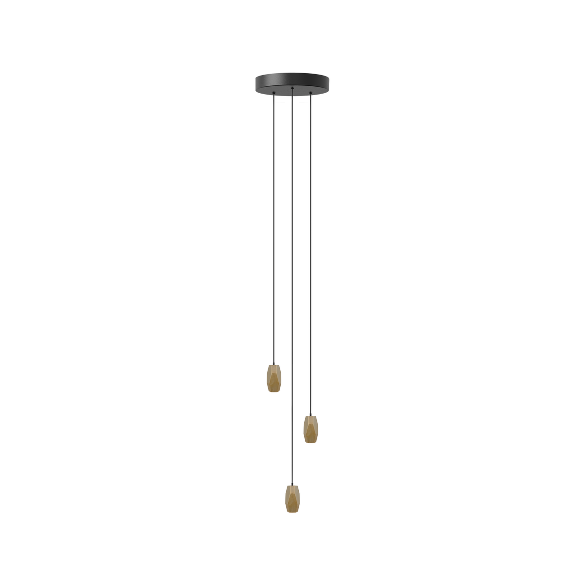 Brighter Days Hexa Cluster 3 pendel med roset • UMAGE - Copenhagenhomedesign