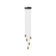 Brighter Days Hexa Cluster 5 pendel med roset • UMAGE