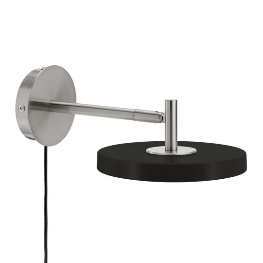 Asteria Wall væglampe, sort og stål • UMAGE