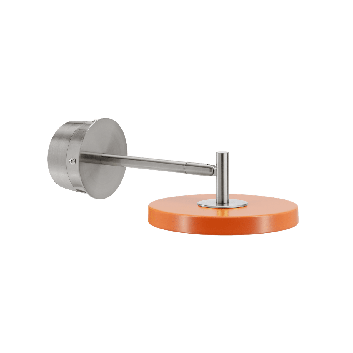 Asteria Wall væglampe (med hardwire add on), orange og stål • UMAGE