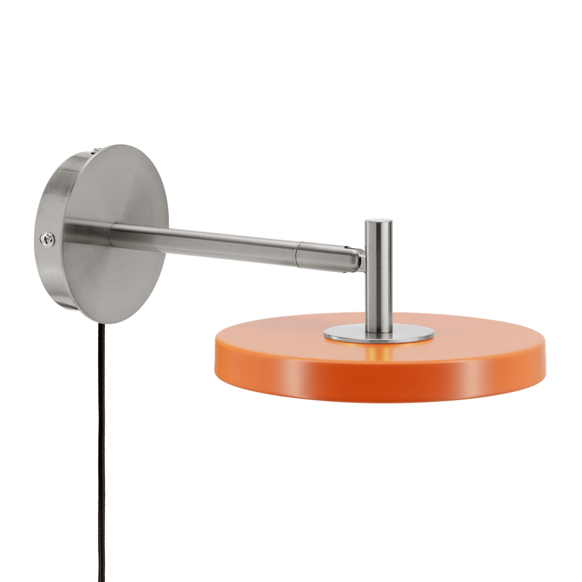 Asteria Wall væglampe, orange og stål • UMAGE