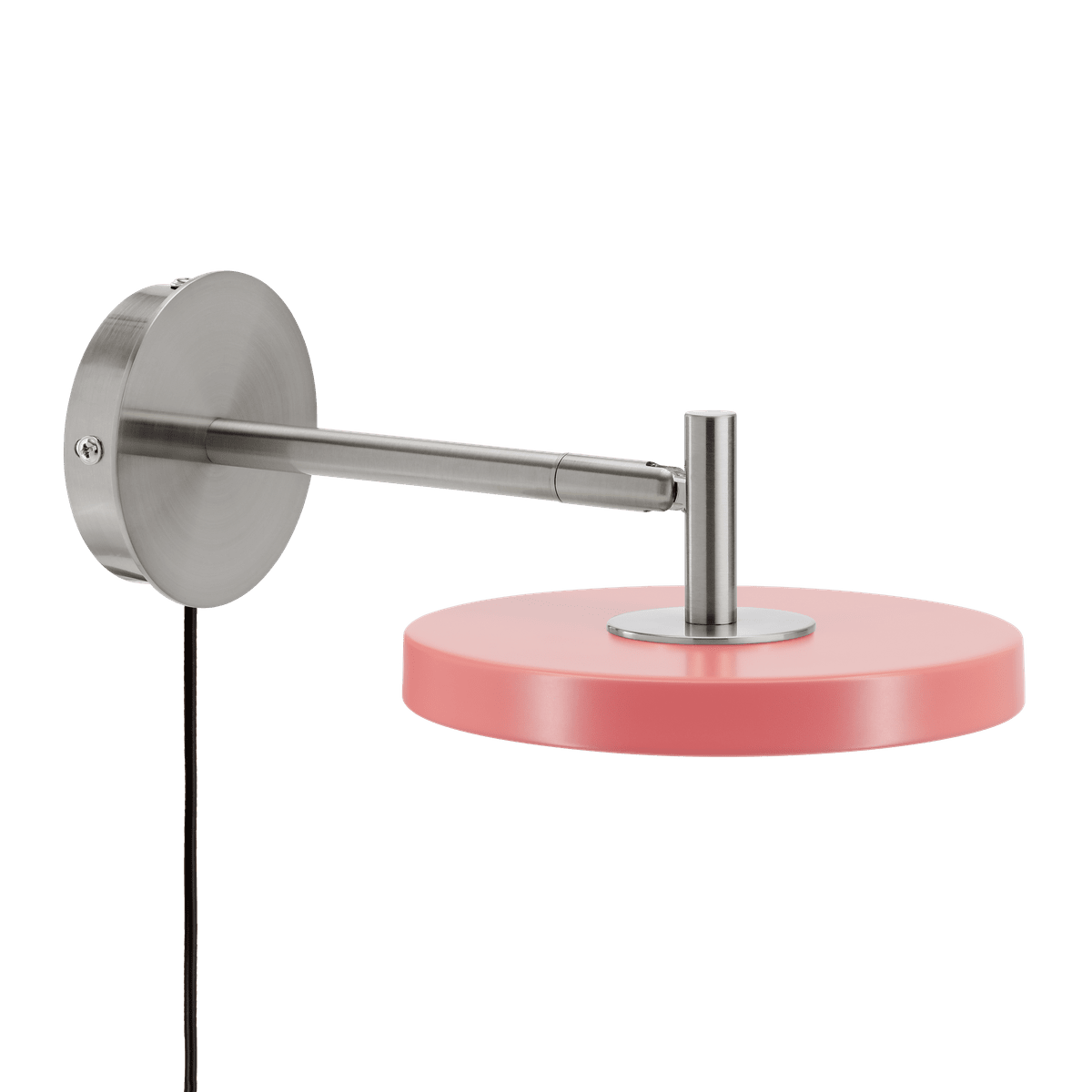 Asteria Wall væglampe, rose og stål • UMAGE