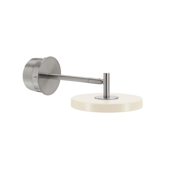 Asteria Wall væglampe (med hardwire add on), hvid og stål • UMAGE