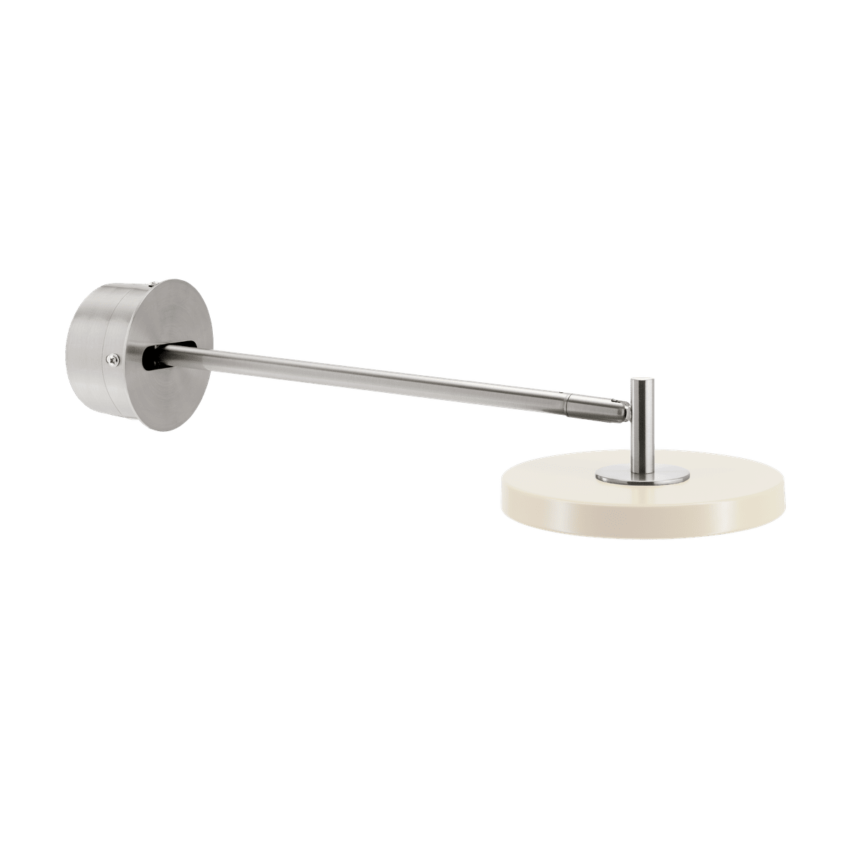 Asteria Wall væglampe (med hardwire add on), hvid og stål • UMAGE