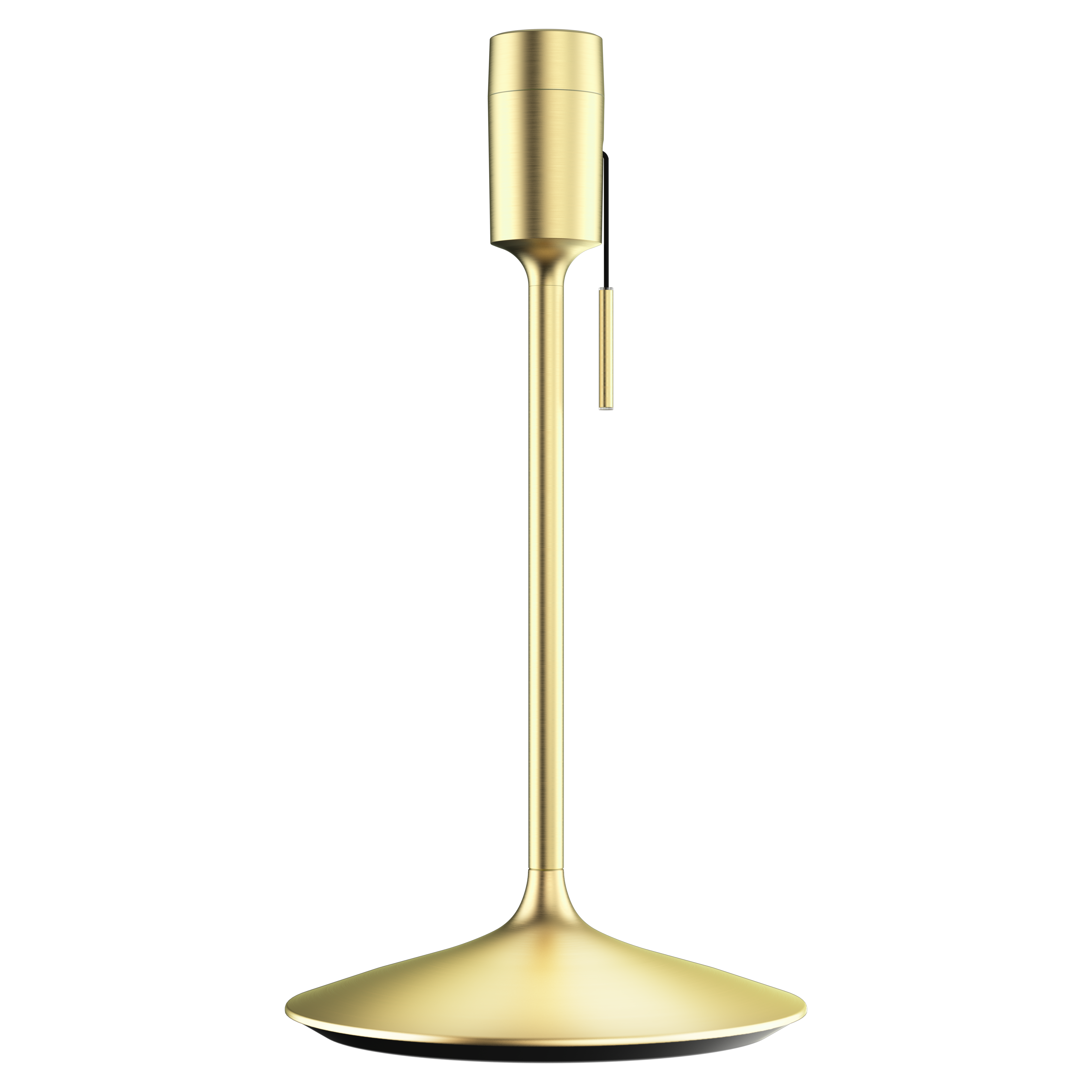 Komorebi Square bordlampe, mørk egetræ og børstet messing look • UMAGE