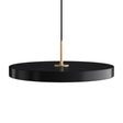 Asteria Plus pendel, sort og messing • UMAGE