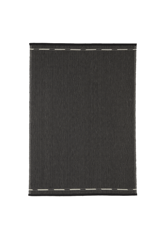 Tæppe VK-3, sort/hvid • NORDICMODERN