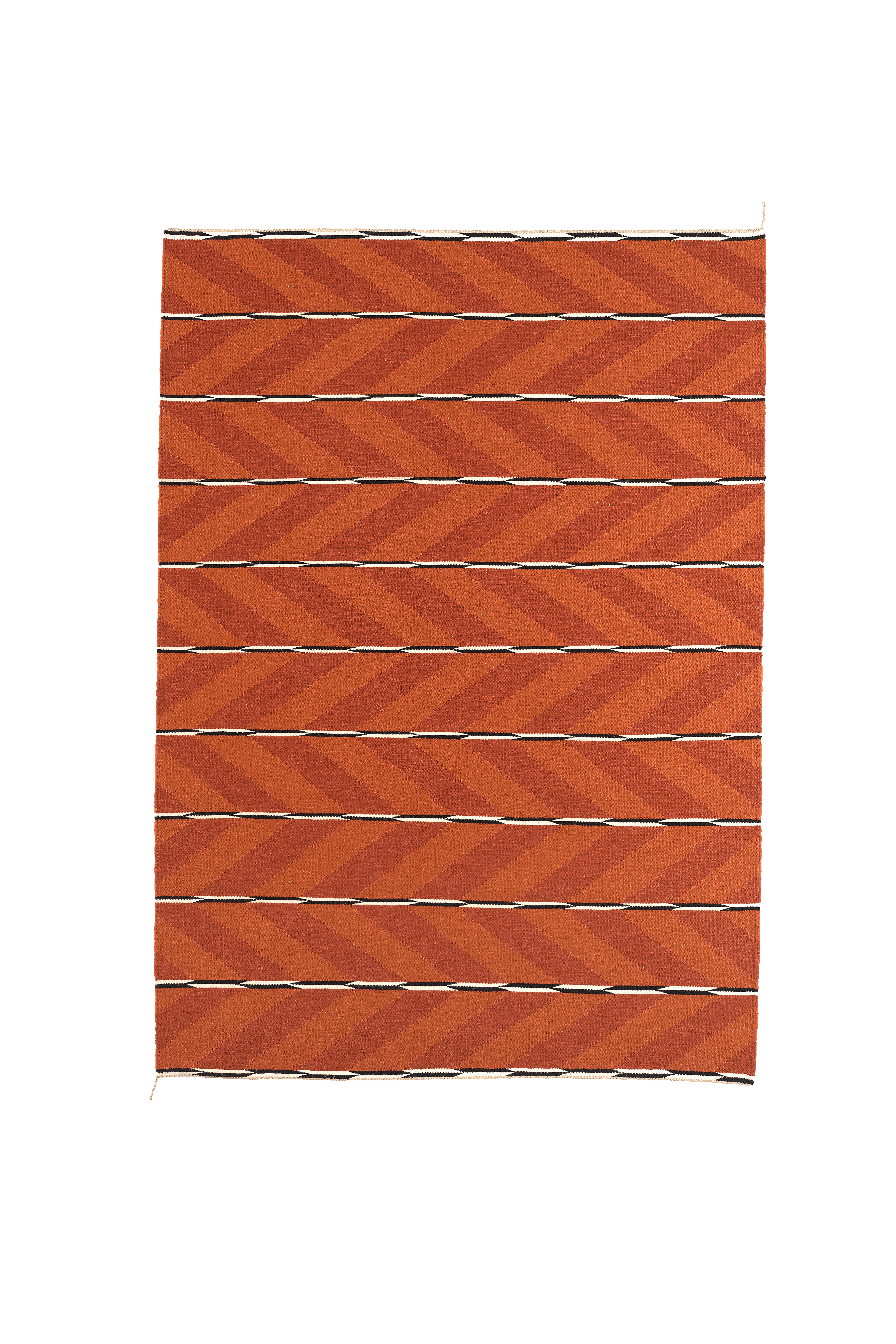 Tæppe VK-6, rød/orange • NORDICMODERN