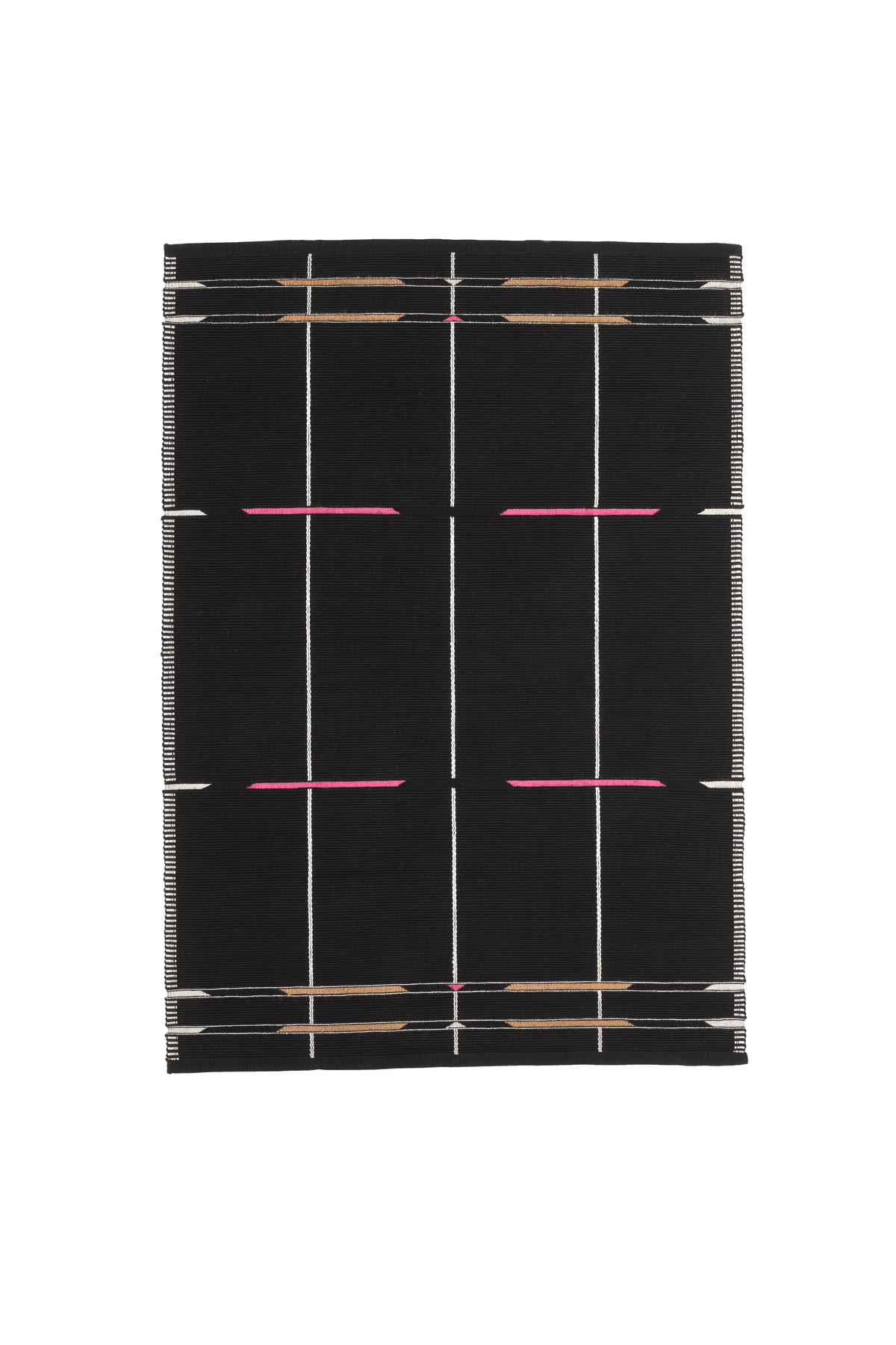 Tæppe VK-9, sort • NORDICMODERN