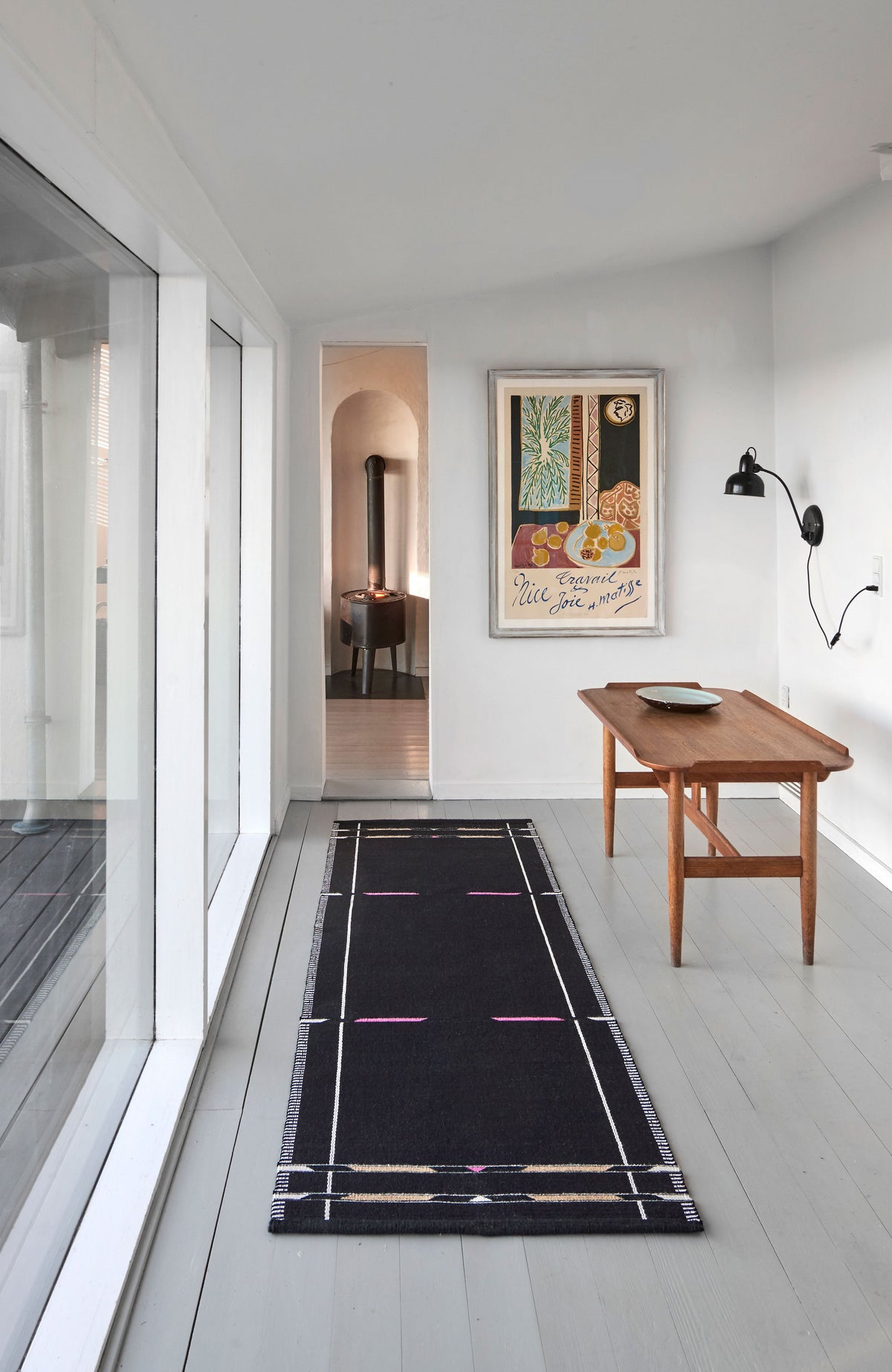 Tæppe VK-9, sort • NORDICMODERN