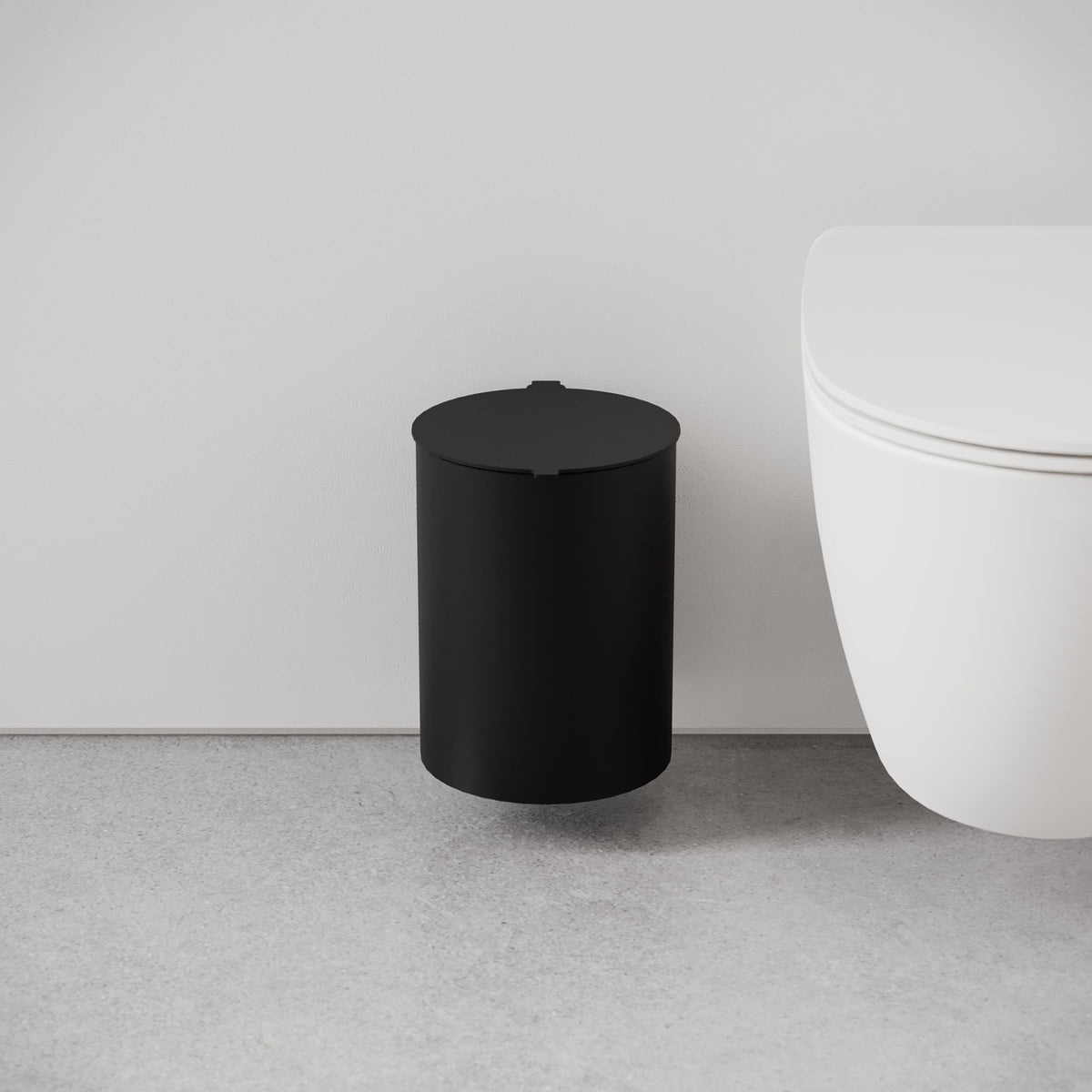 Toiletspand, sort • NICHBA - Copenhagenhomedesign