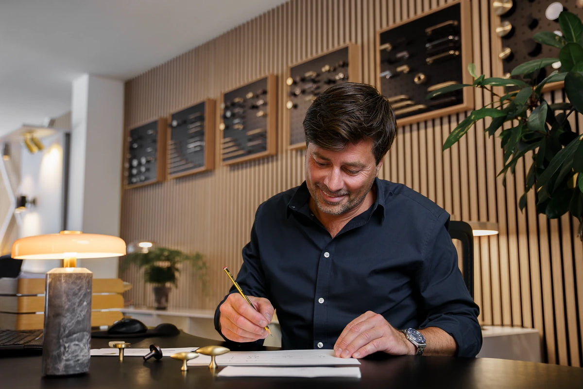 Christian tegner greb til Chr. Jørgensen