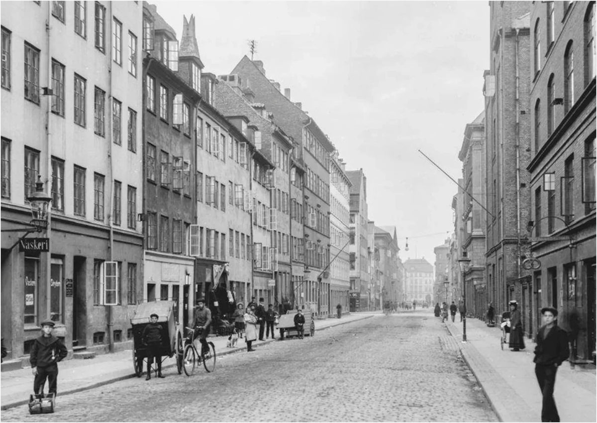 Gadebillede fra det gamle København