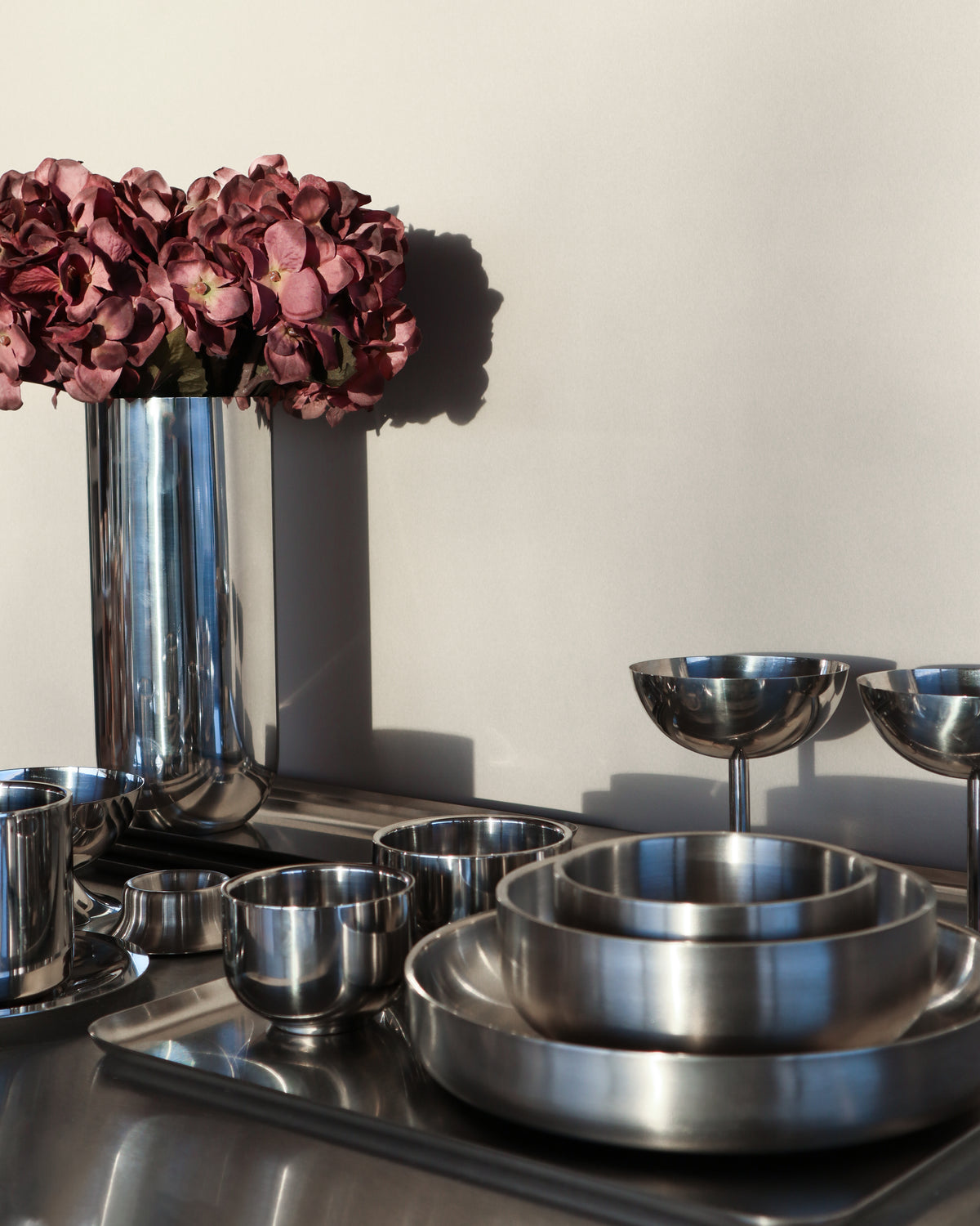 Vase af rustfrit stål • NICHBA