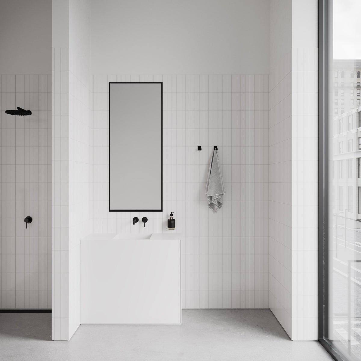 Badeværelsesknage, sort (2 stk.) • NICHBA - Copenhagenhomedesign