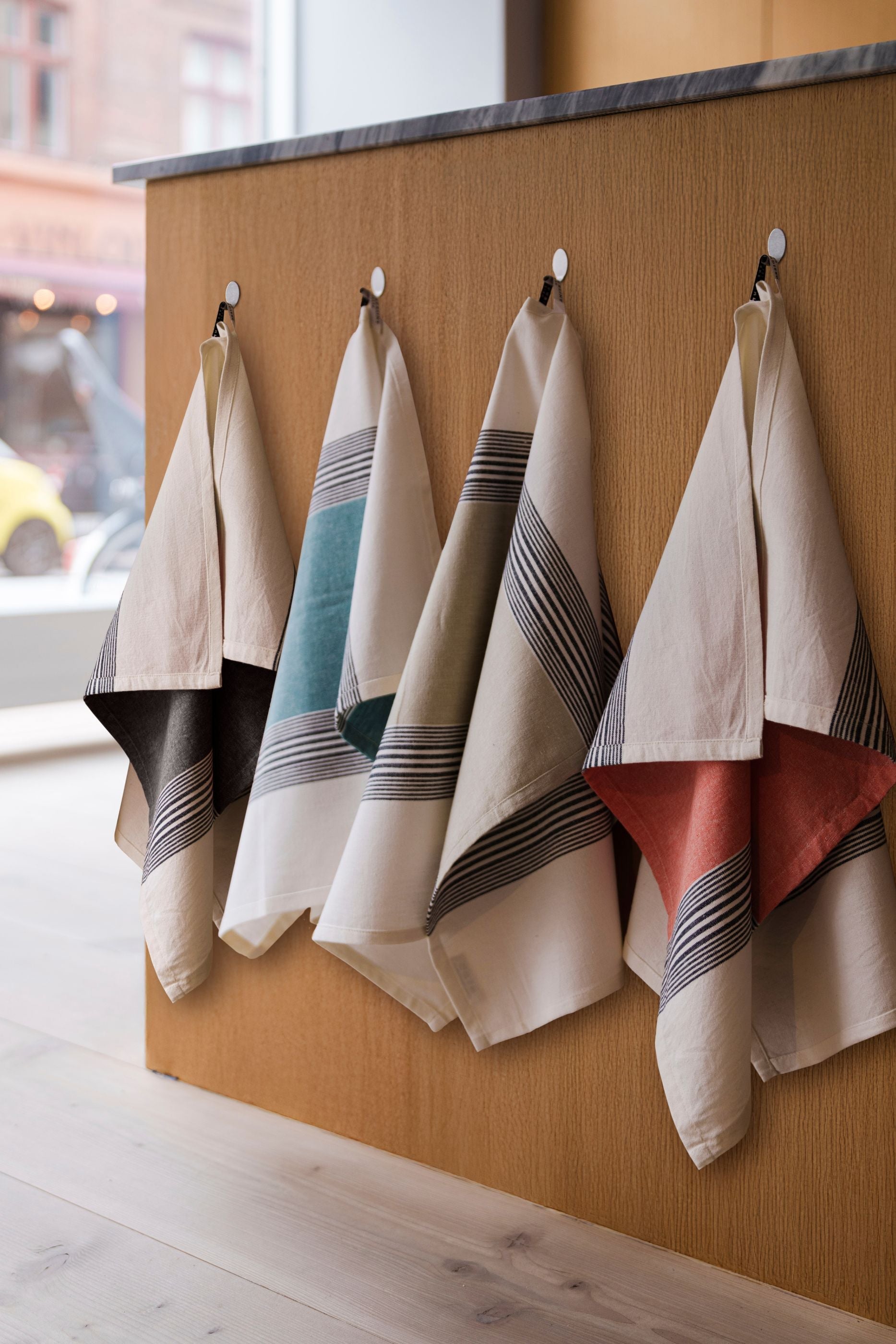 Tea towels, viskestykker (2 stk.), sort/hvid • NORDICMODERN - Copenhagenhomedesign