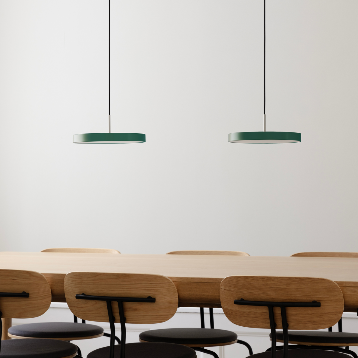 Asteria pendel, grøn og stål • UMAGE - Copenhagenhomedesign
