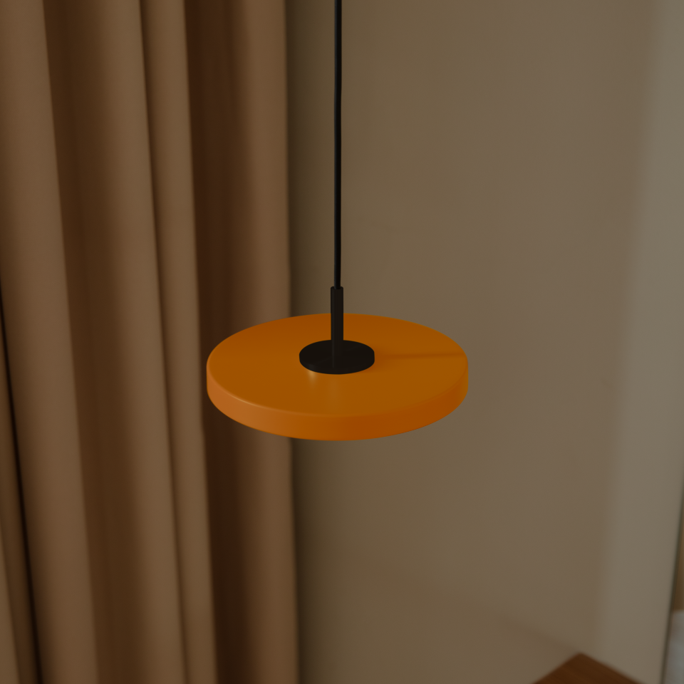 Asteria pendel, orange og sort • UMAGE