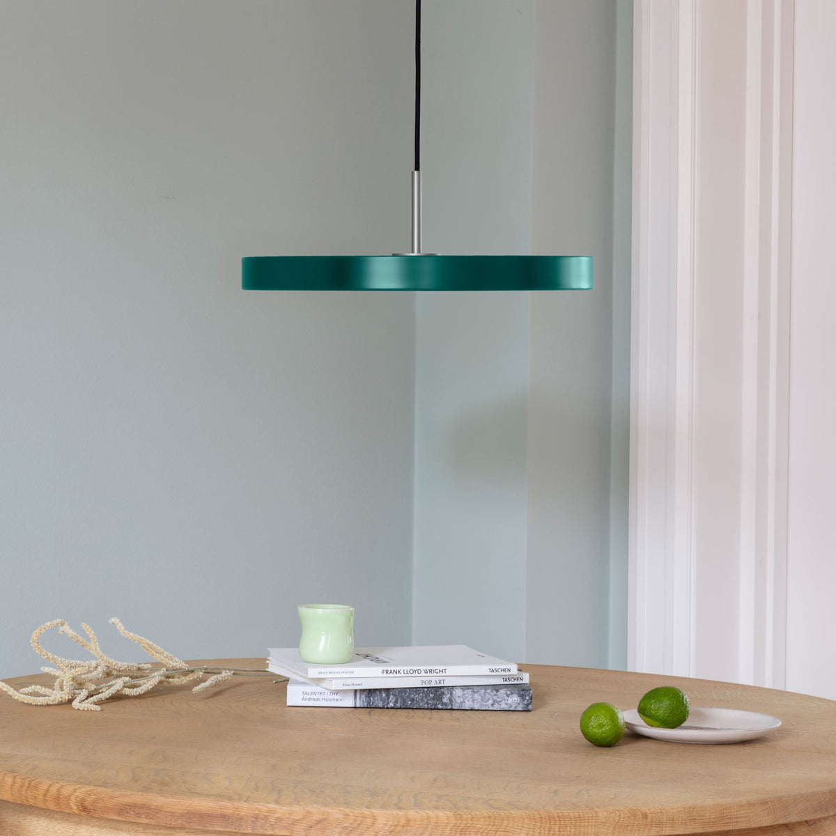 Asteria pendel, grøn og stål • UMAGE - Copenhagenhomedesign