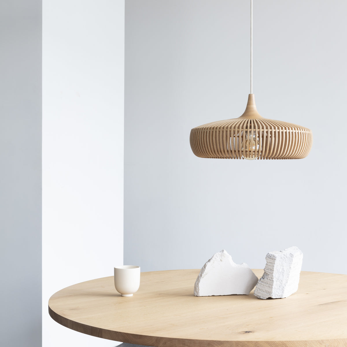 Clava Dine lampeskærm, egetræ • UMAGE - Copenhagenhomedesign