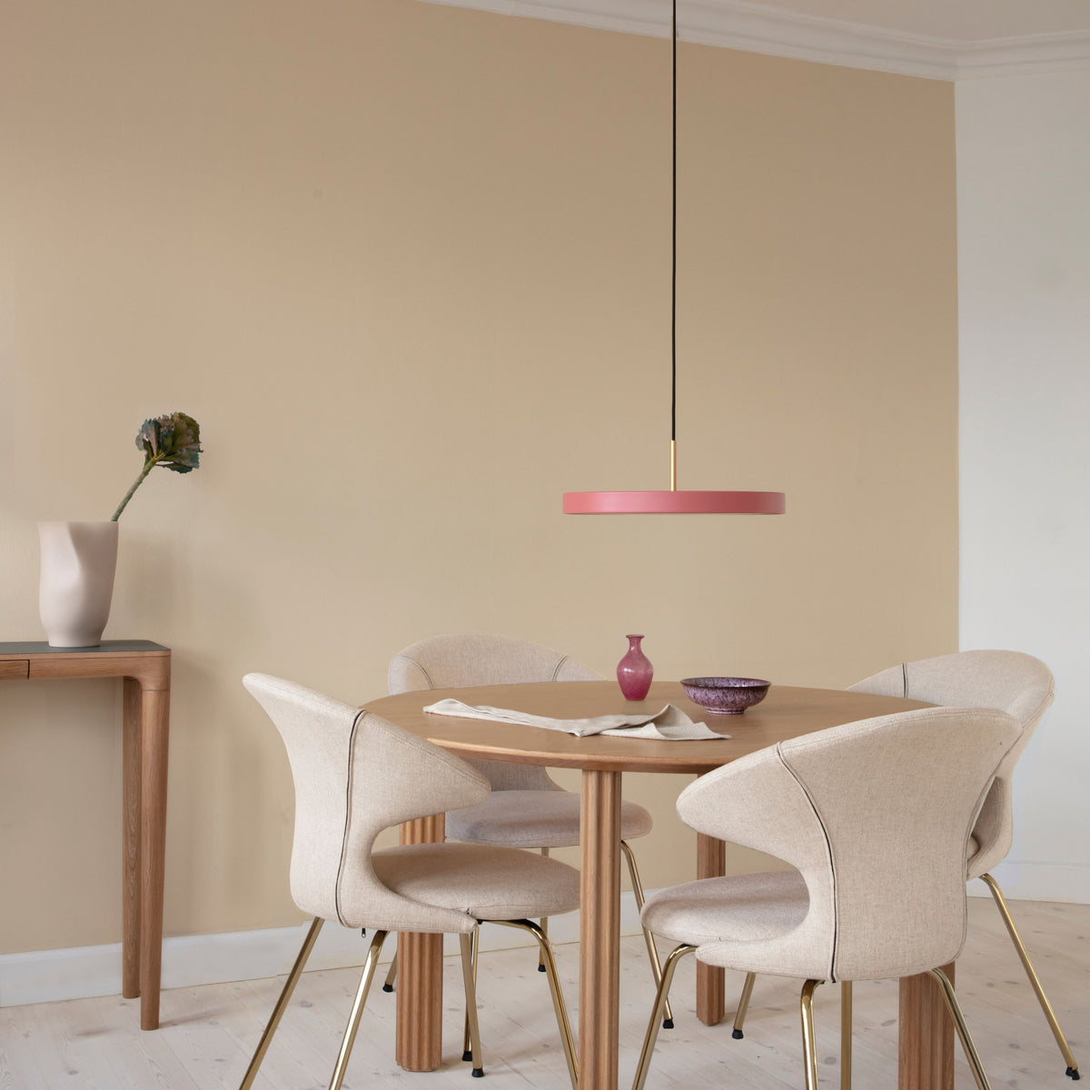 Asteria pendel, rose og messing • UMAGE - Copenhagenhomedesign